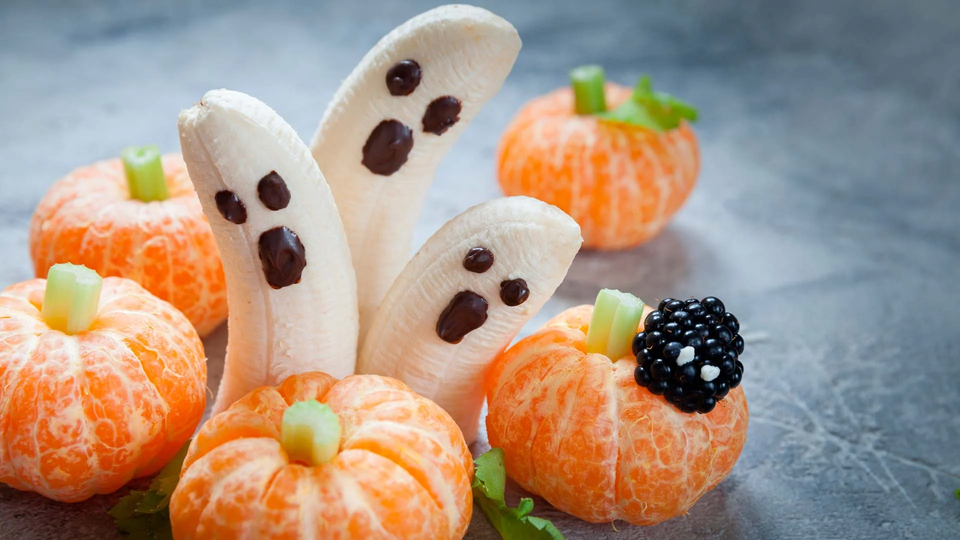 frucas con tematica de halloween