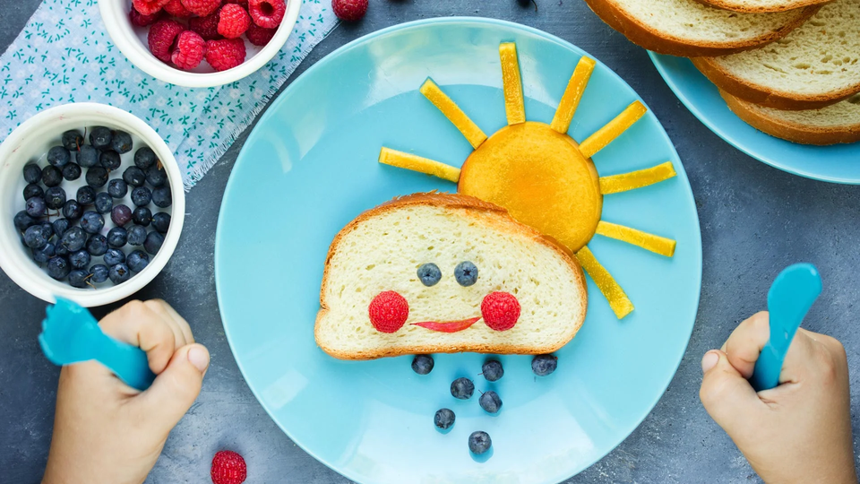 desayuno creativo para niños