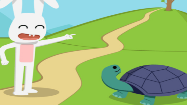 La liebre y la tortuga