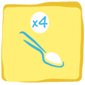 4 cucharadas klim